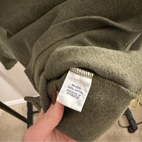 Polo Ralph Lauren Quarter-Zip Pullover Sweater Sage Green XL - Picture 5 of 6